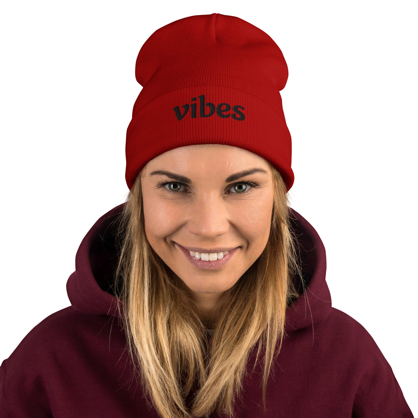 Embroidered VIBE Beanie