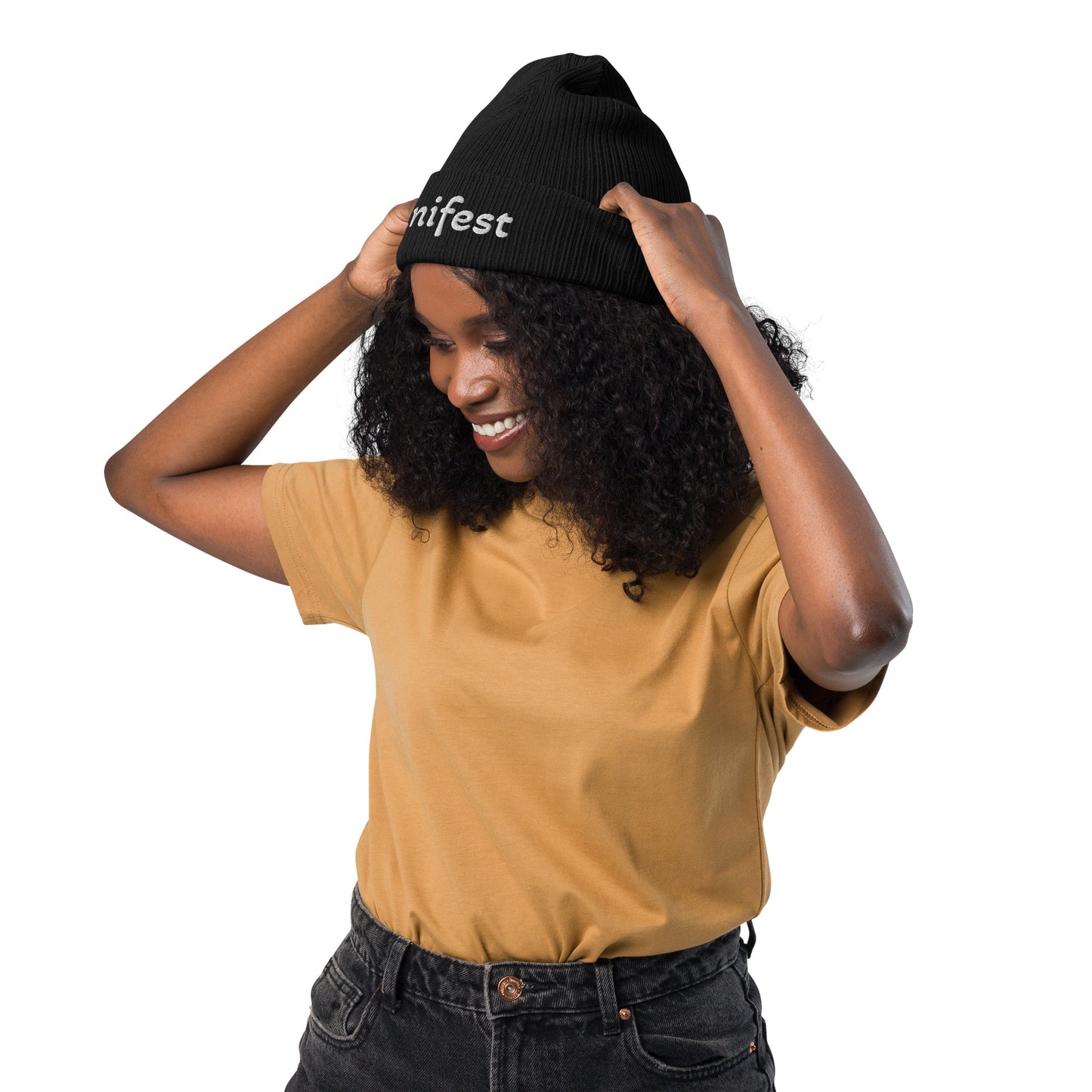 Organic Manifest ribbed beanie