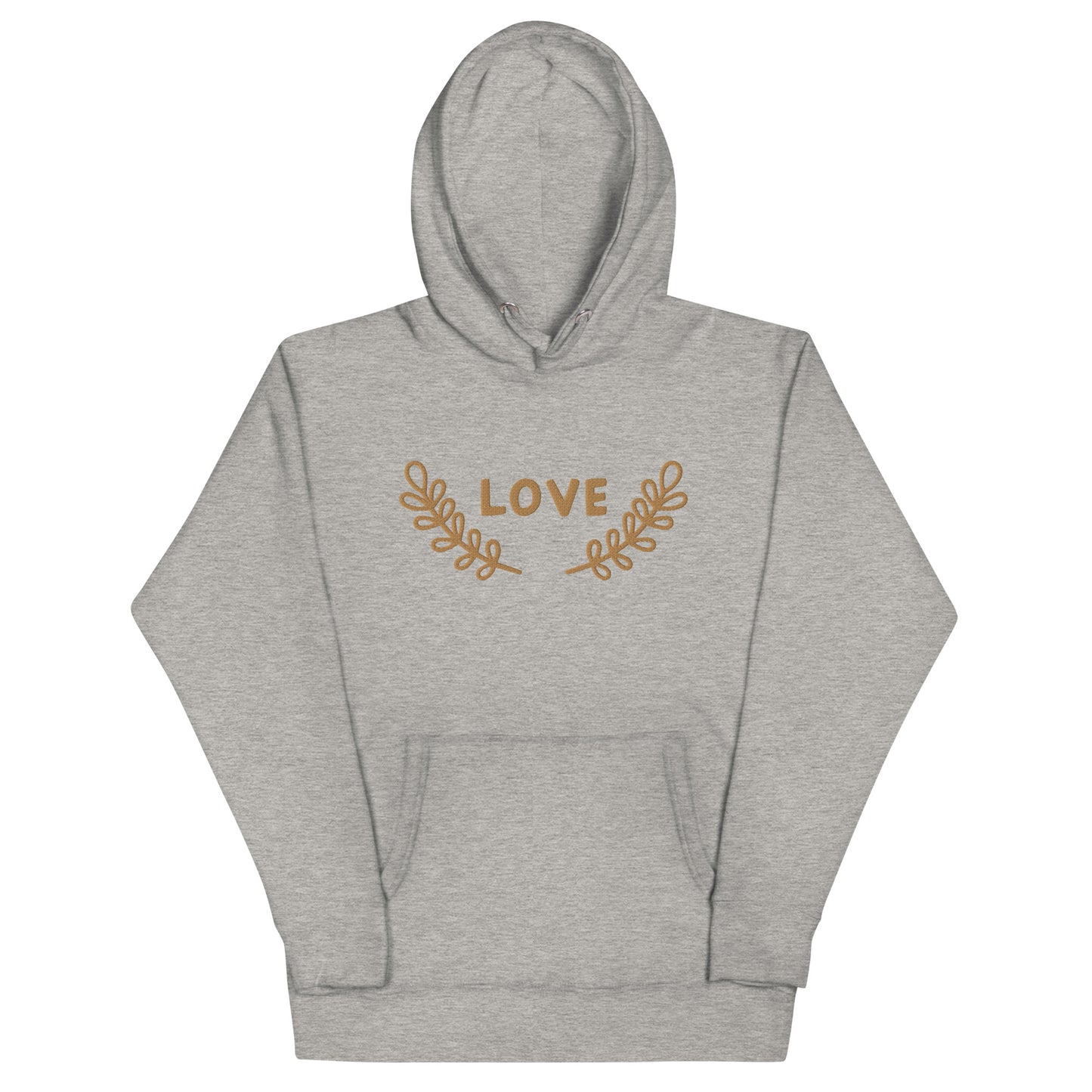 Unisex Love Branch Embroidered Hoodie