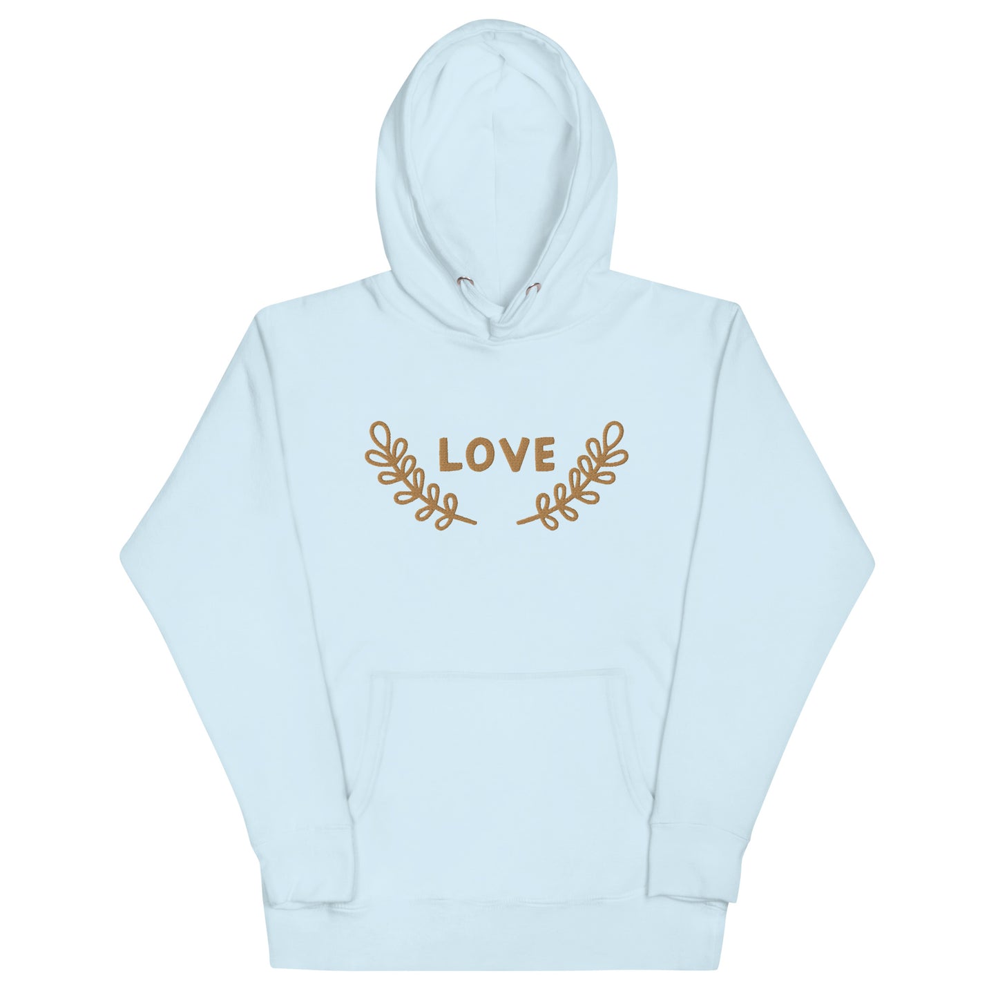 Unisex Love Branch Embroidered Hoodie