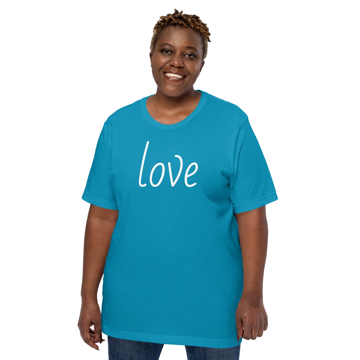 Unisex LOVE is colorful t-shirt