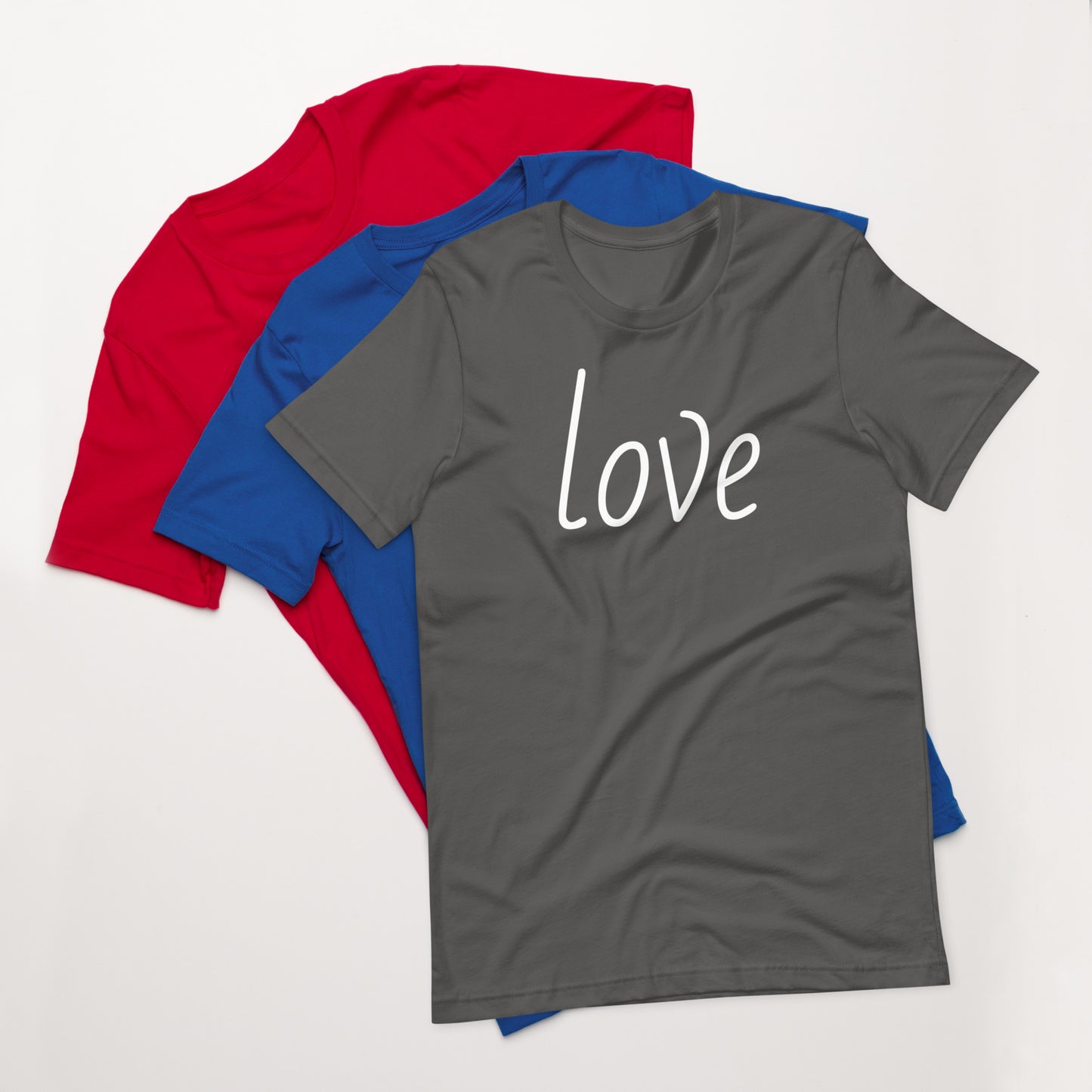 Unisex LOVE is colorful t-shirt