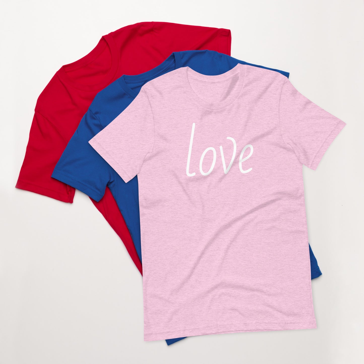 Unisex LOVE is colorful t-shirt