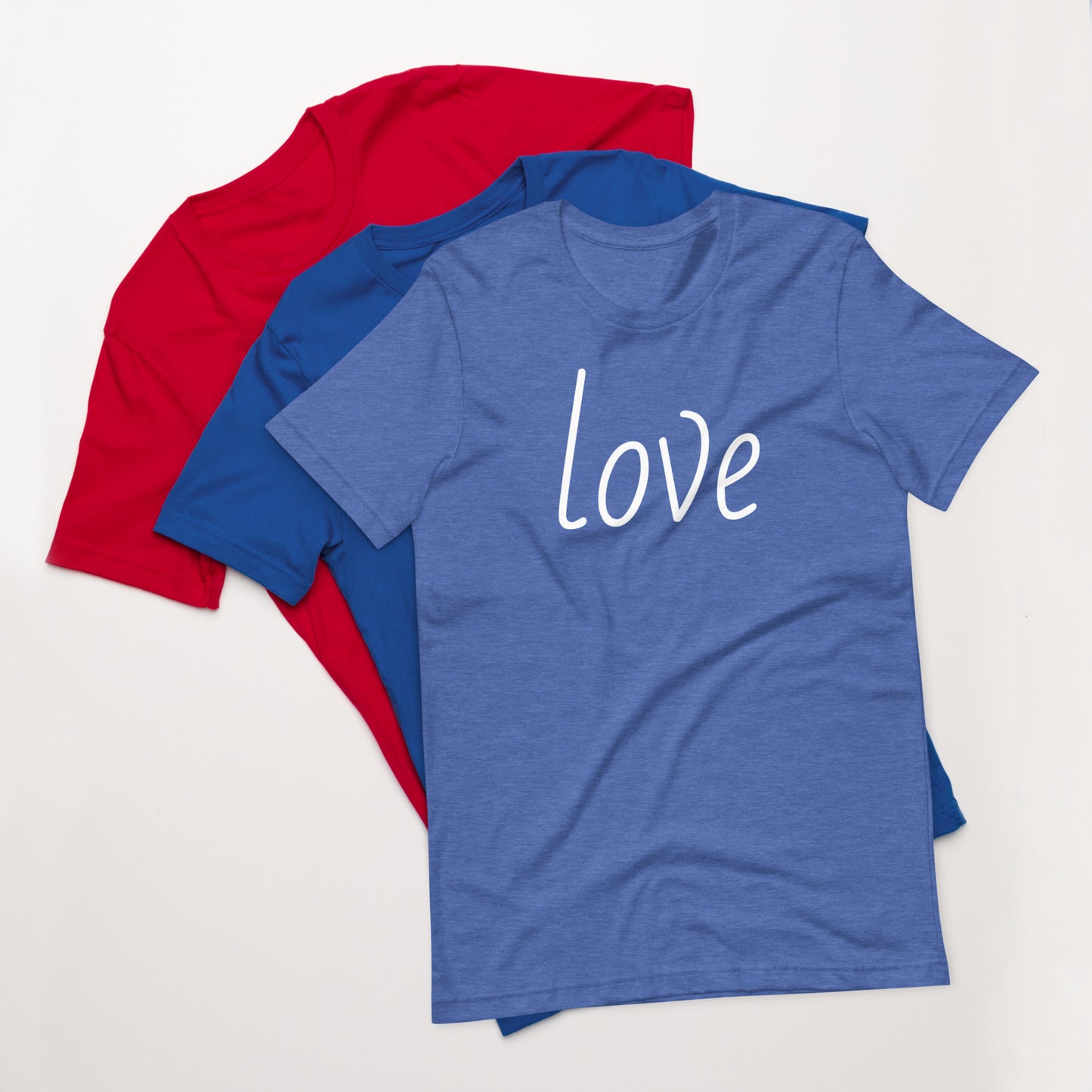 Unisex LOVE is colorful t-shirt