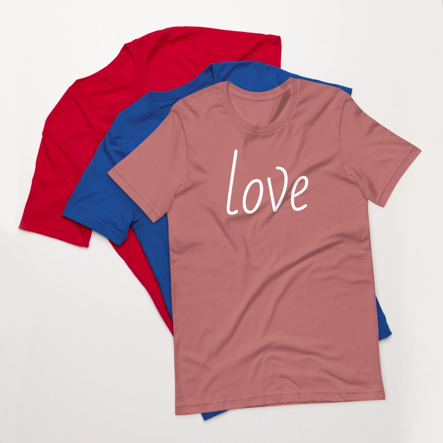 Unisex LOVE is colorful t-shirt