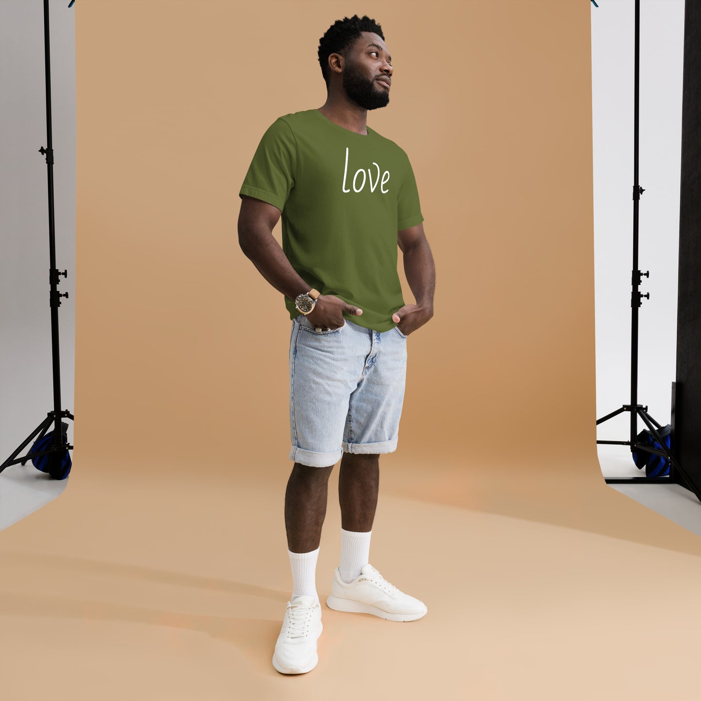 Unisex LOVE is colorful t-shirt