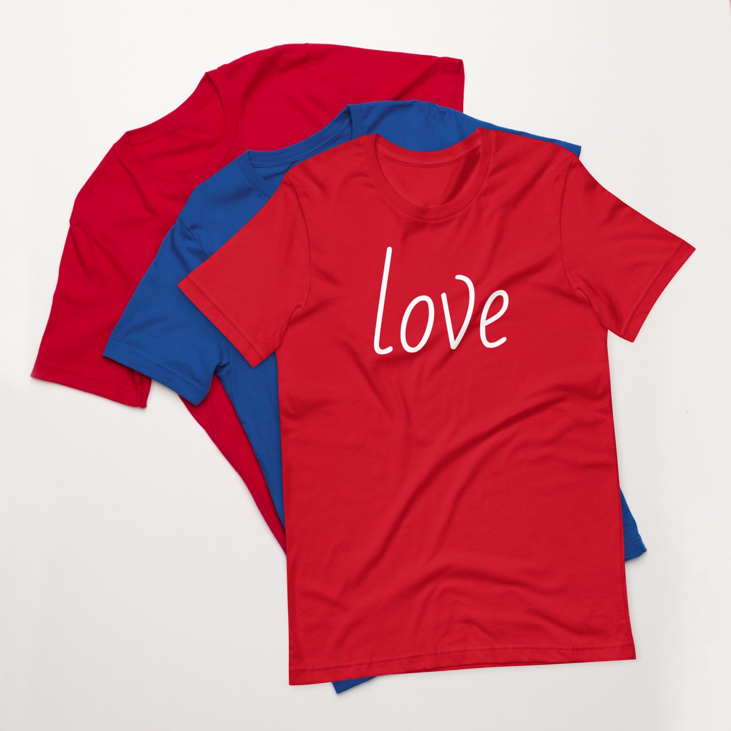 Unisex LOVE is colorful t-shirt