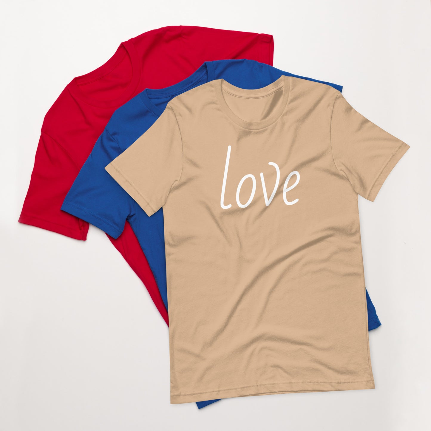 Unisex LOVE is colorful t-shirt