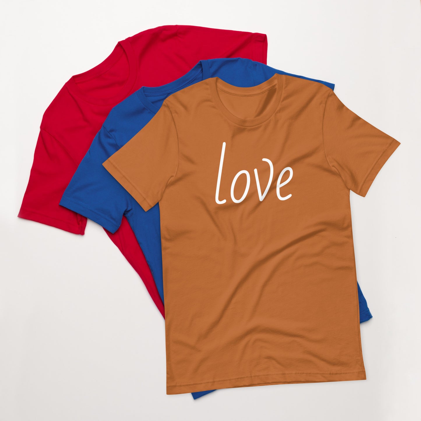 Unisex LOVE is colorful t-shirt