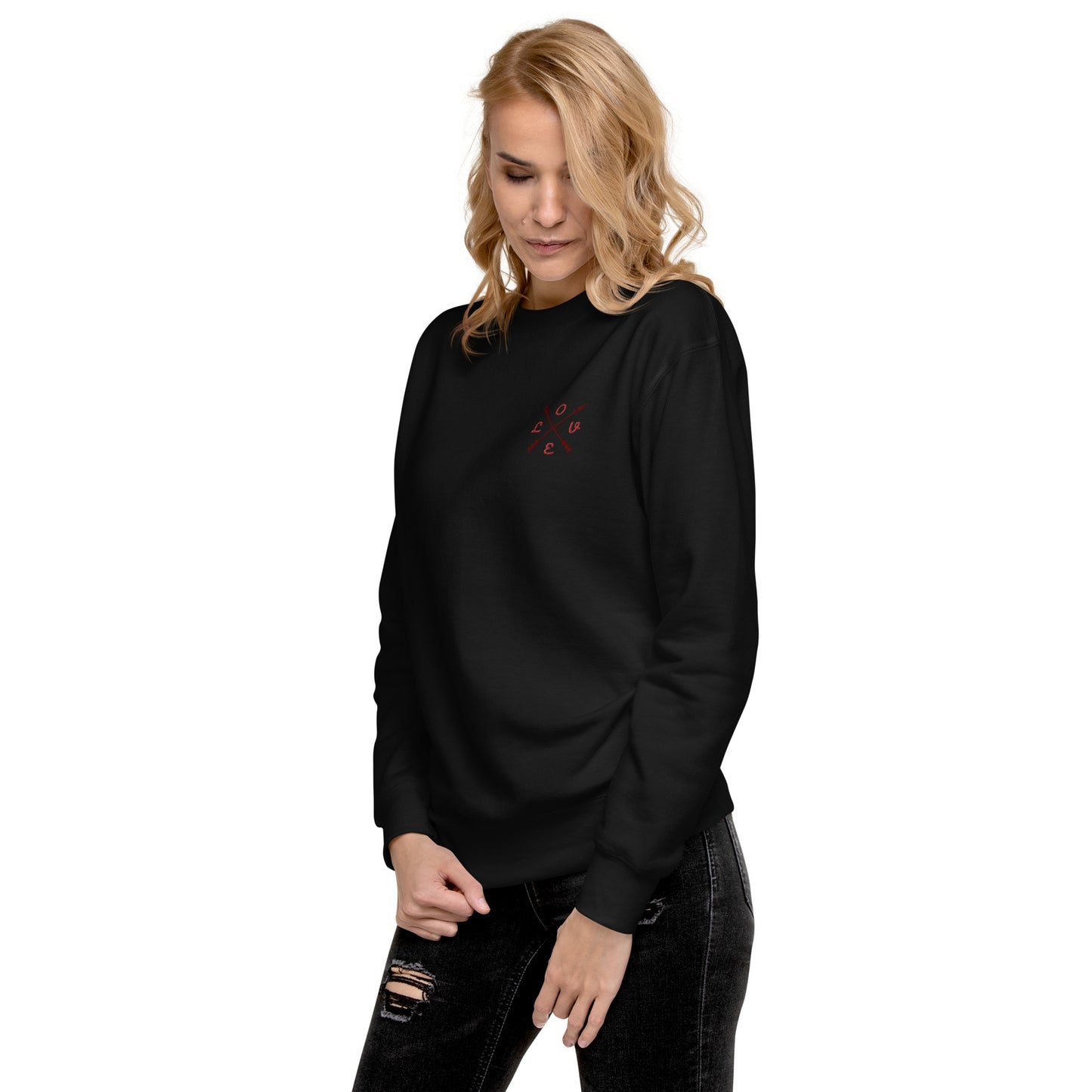 Unisex Premium LOVE line Sweatshirt