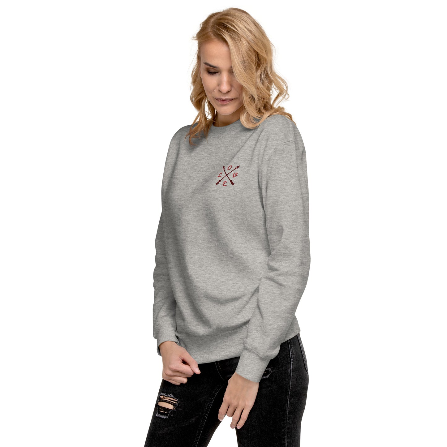 Unisex Premium LOVE line Sweatshirt