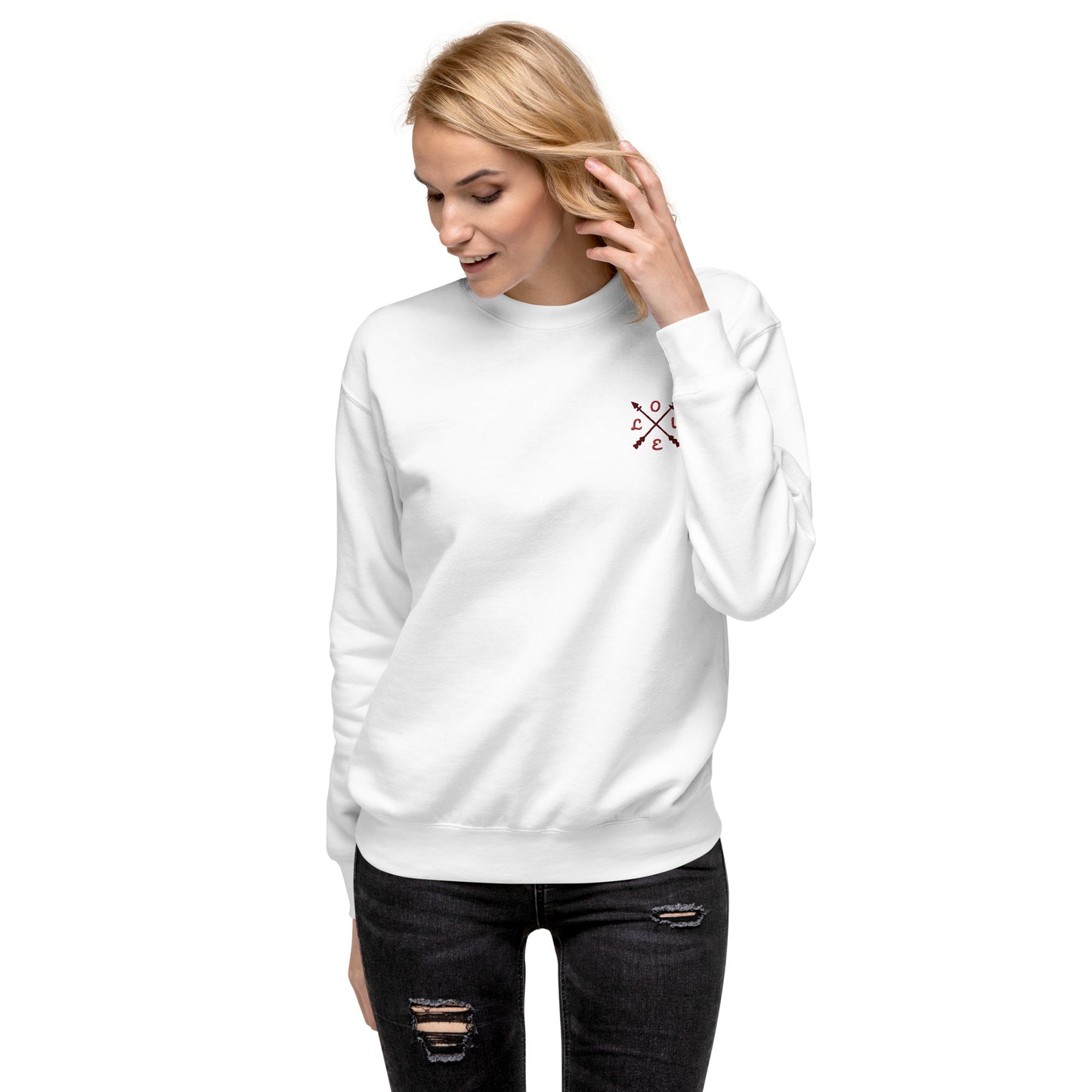 Unisex Premium LOVE line Sweatshirt