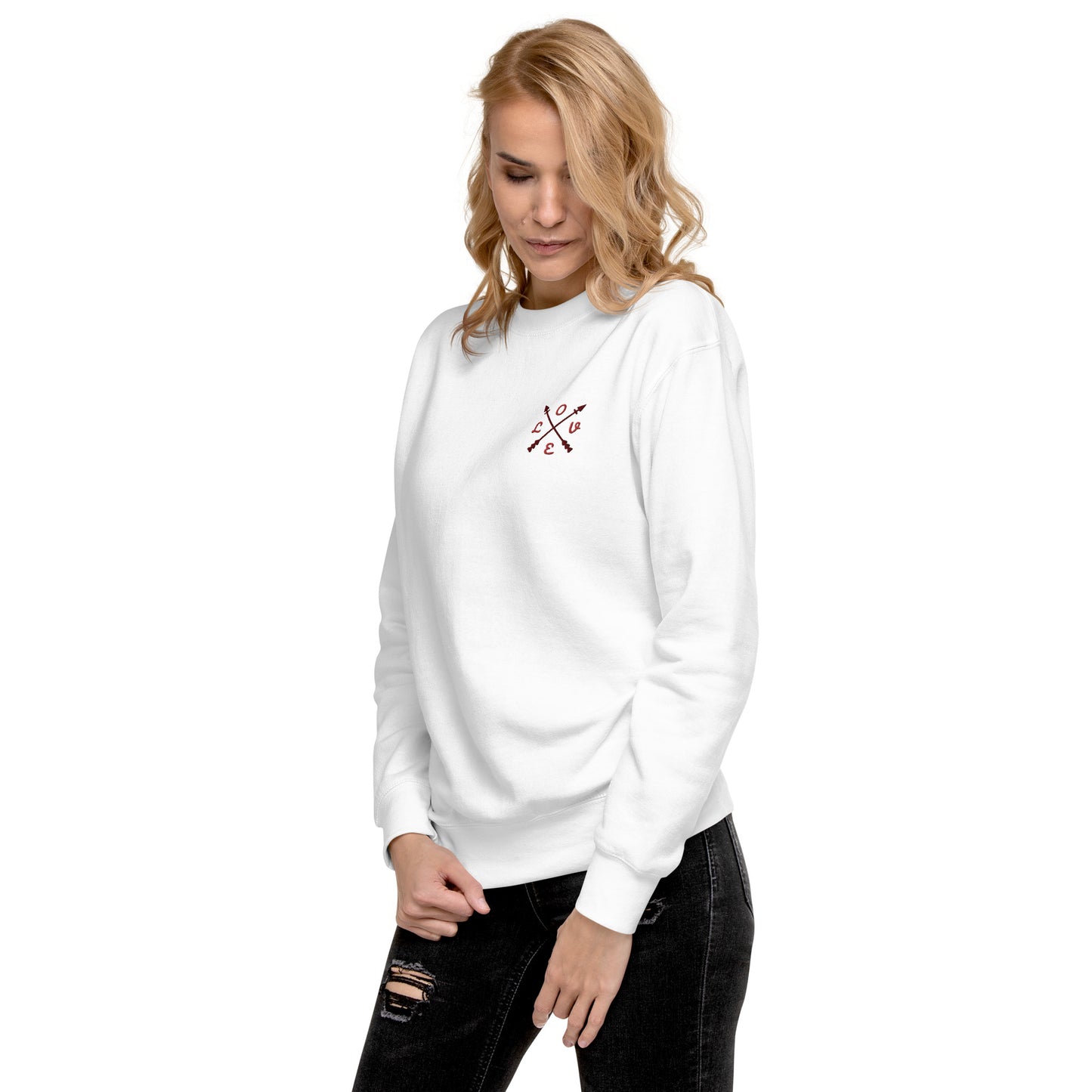 Unisex Premium LOVE line Sweatshirt